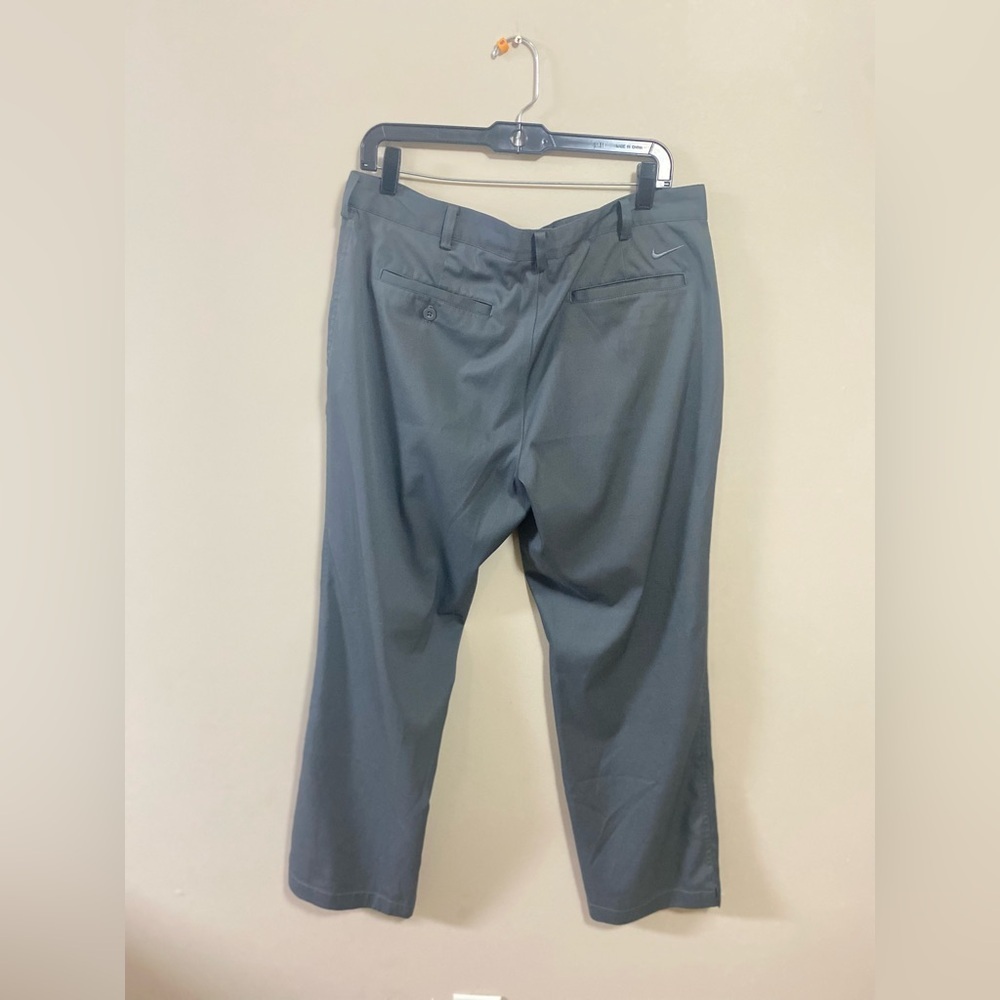 Nike Men’s Flat Front Flex Golf Gray Pants 34x30 - Picture 4 of 15